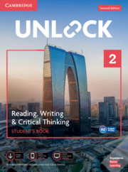 Unlock 2 2ed.Reading/Writing, & Critical Thinking Std Bk,Mob App+Online WB
